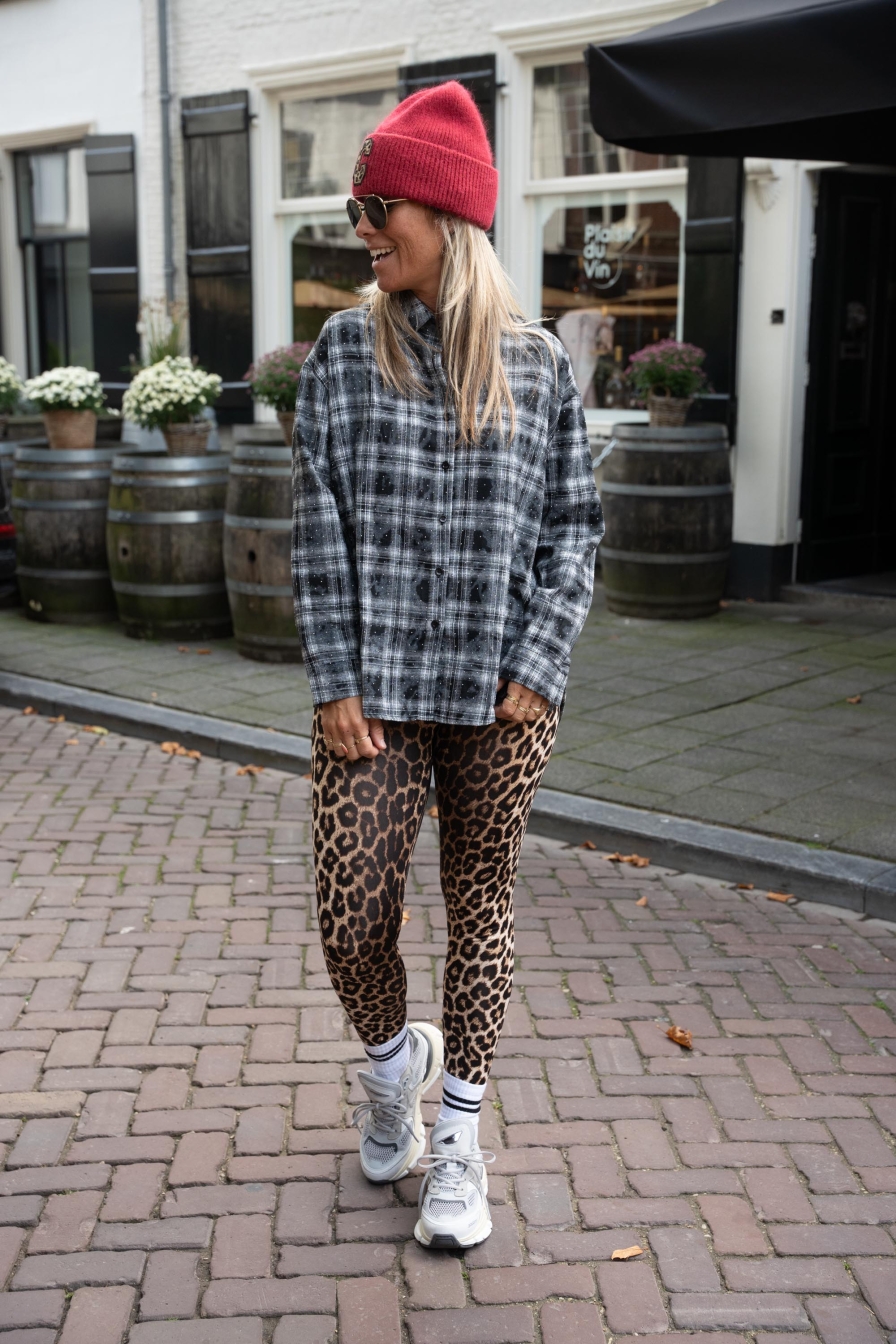 Sparkly Blouse Fay Grijs