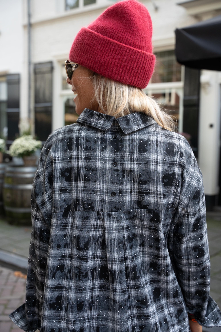 Sparkly Blouse Fay Grijs